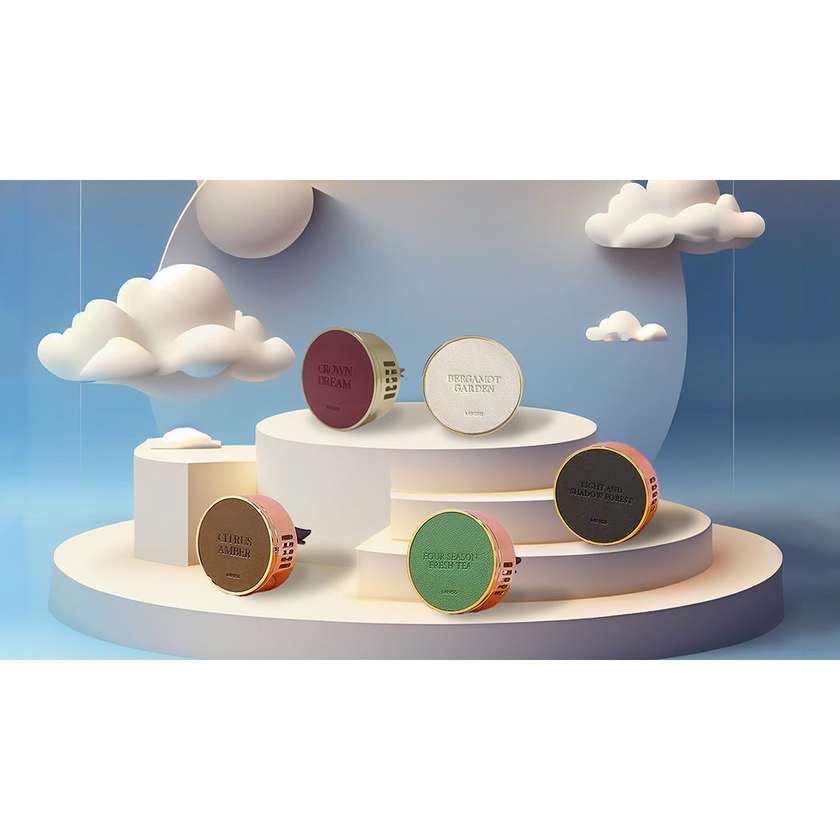 Quartet Series Car Air Freshener (White Tea)