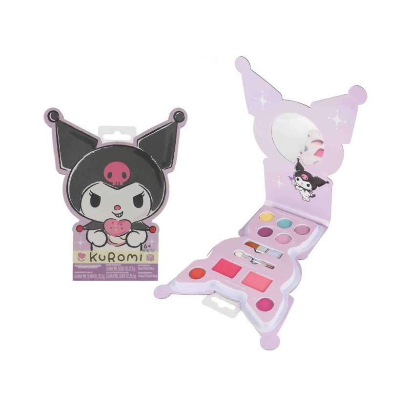 Kuromi Lip Jelly & Eyeshadow & Blush in Book-Shaped Palette