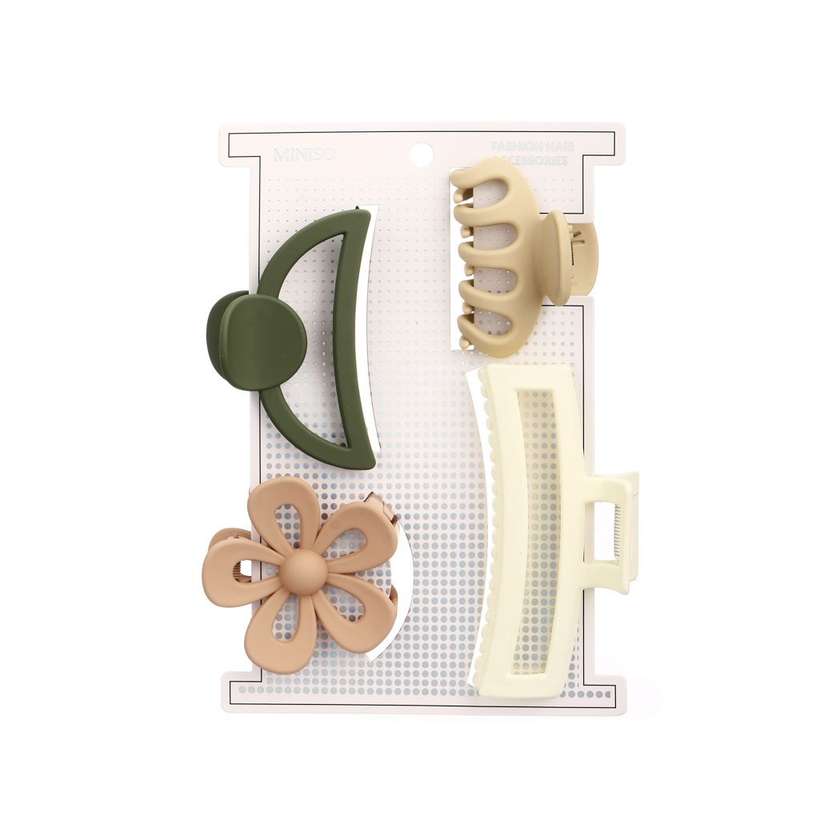 Square Hair Claw Clips (4 pcs)