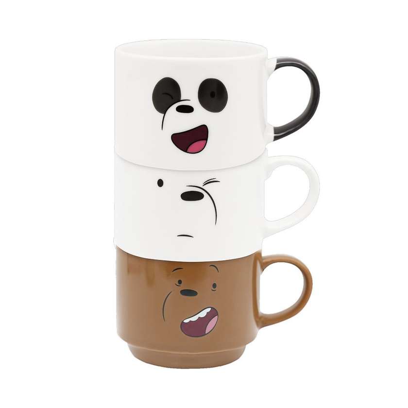 We Bare Bears Collection 4.0 Ceramic Mug Mix 255mL (3pcs)