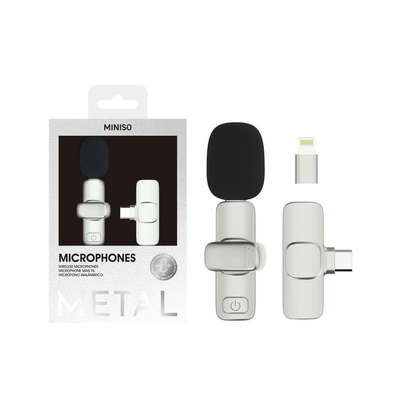 Mini Wireless Microphone for Phones Model: SW-MCW03(Silver)