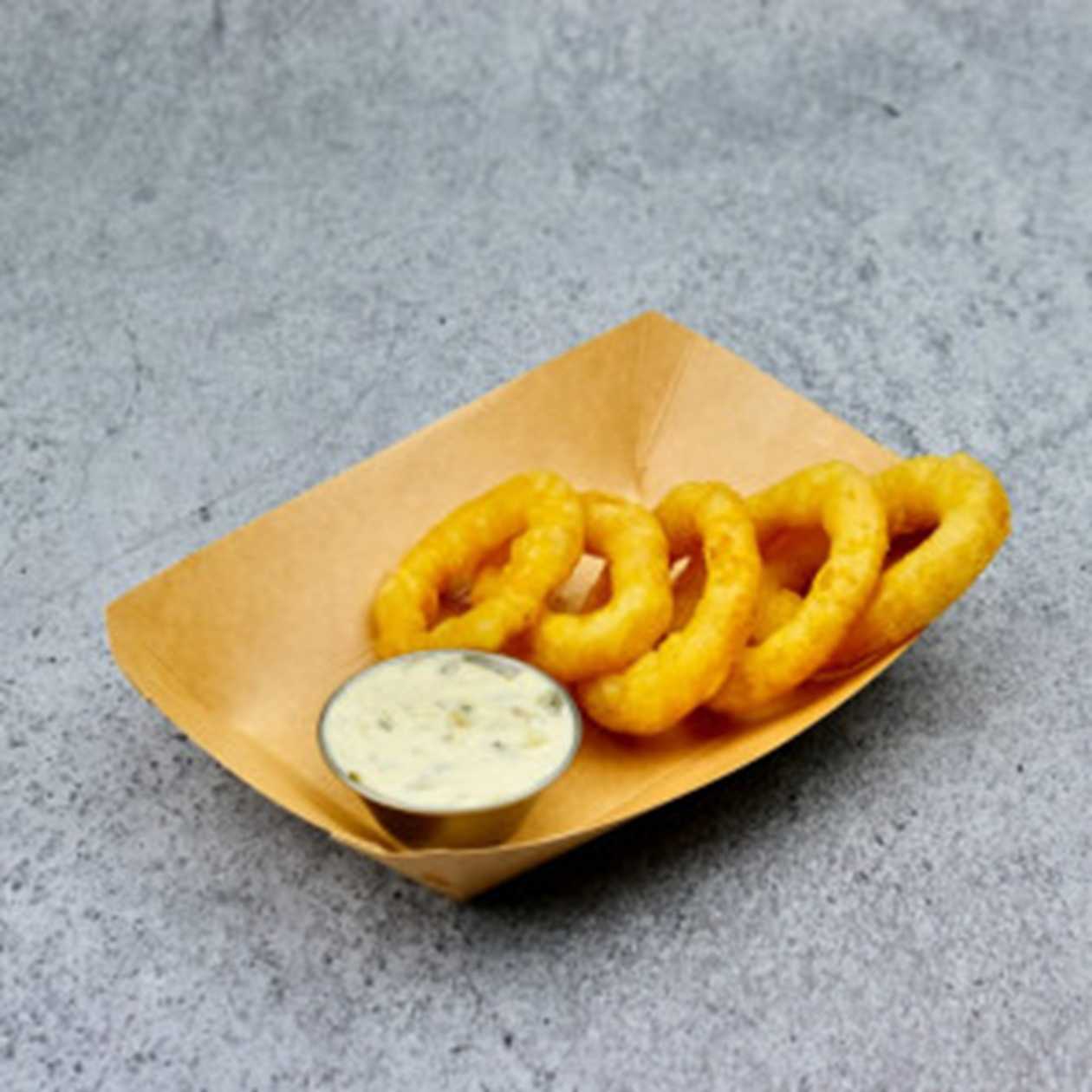 Fried calamari, 130g/40g