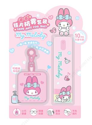 Sanrio characters Anti-Fog Lens Cleaning Kit (My Melody)