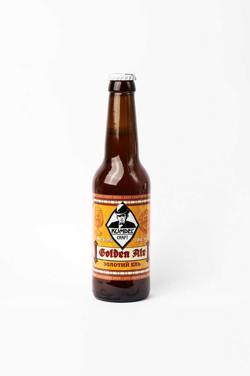 Пиво Золотий ель, пл.330мл