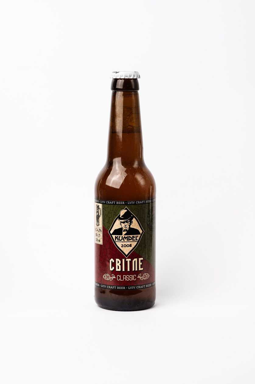 Пиво Світле, пл.330мл