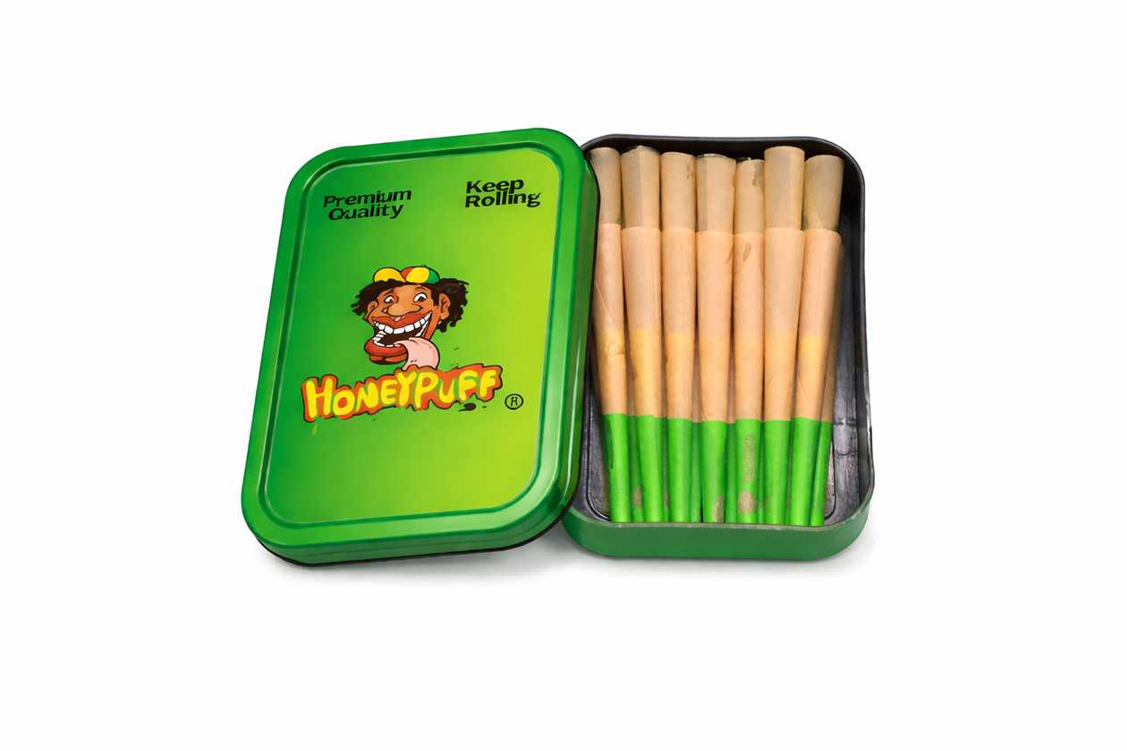 🍯 Honeypuff Pre-Rolled Cones (Green Box)