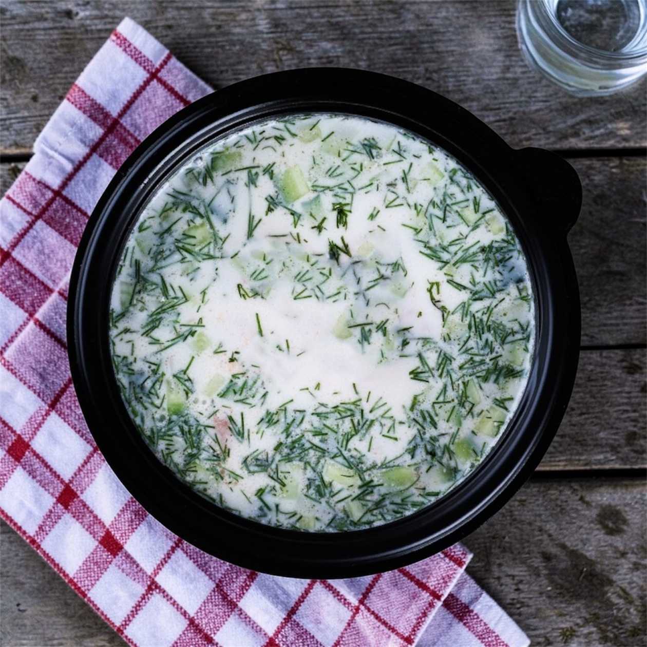 Okroshka with Chicken