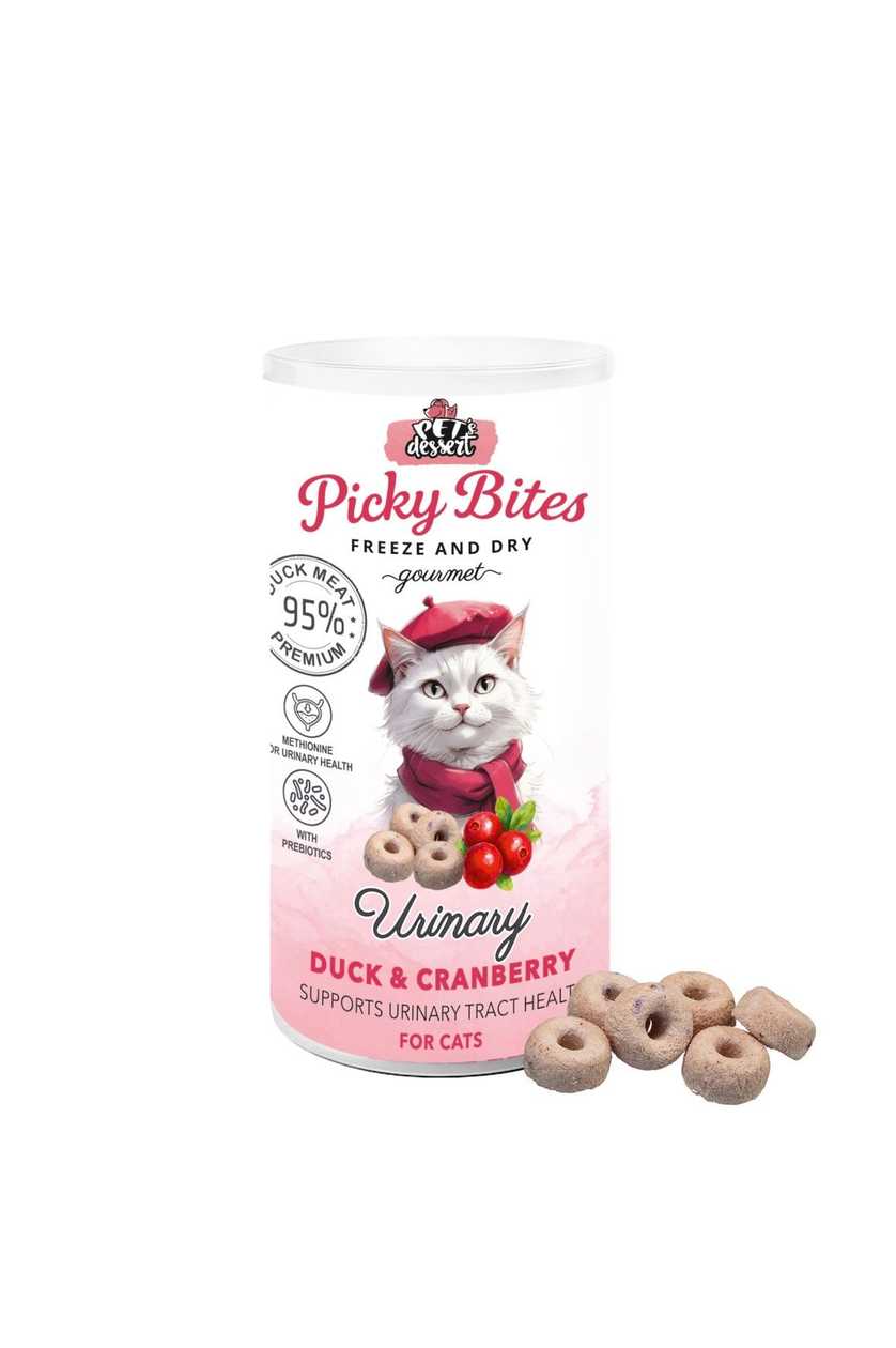 Pet's Dessert Reward Picky Bites Urinary with Duck and Cranberries 30g