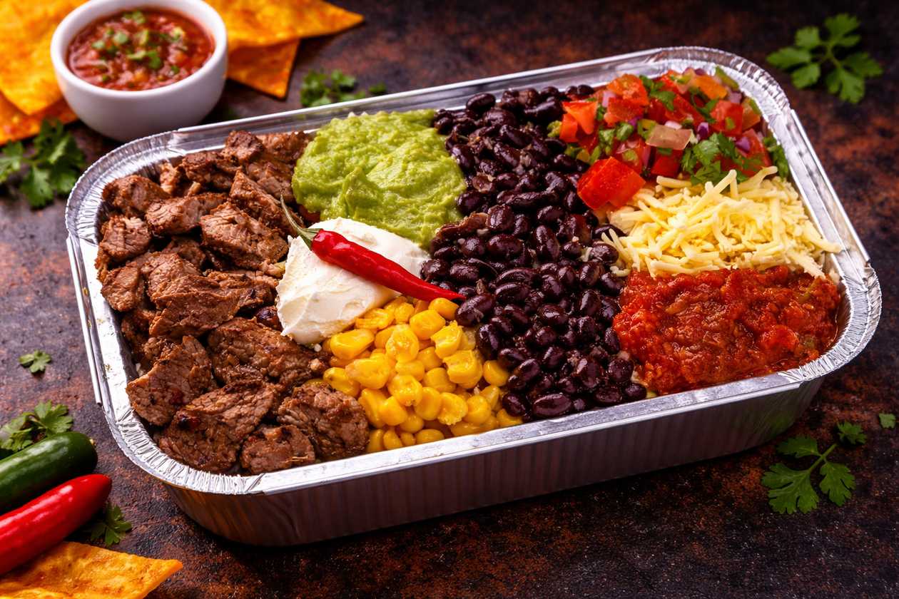 Burrito Bowl Steak (Carne bovina em tirinhas grelhada)
