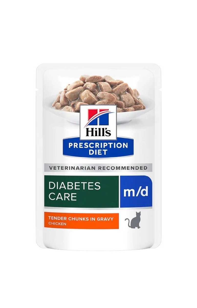 Hill's m/d Diabetes Care Cat Food, 85 grams
