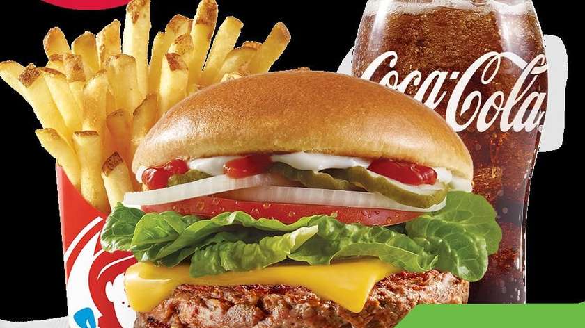 Double Wendy's Plant Burger with Cheese