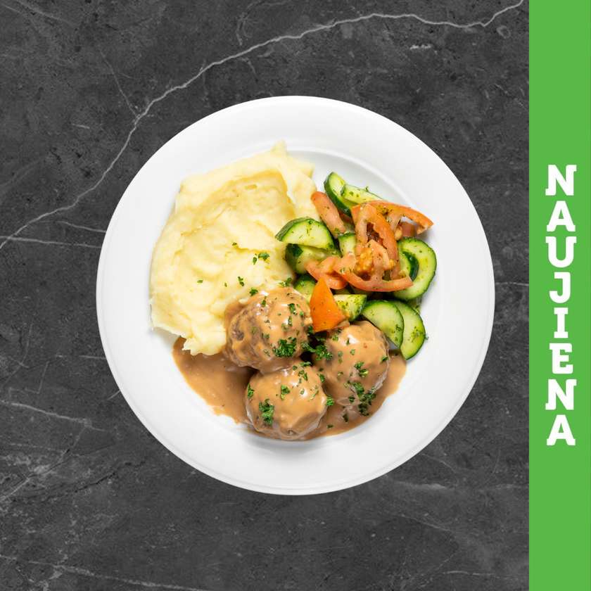 Prancūziški jautienos meatballs kukuliai