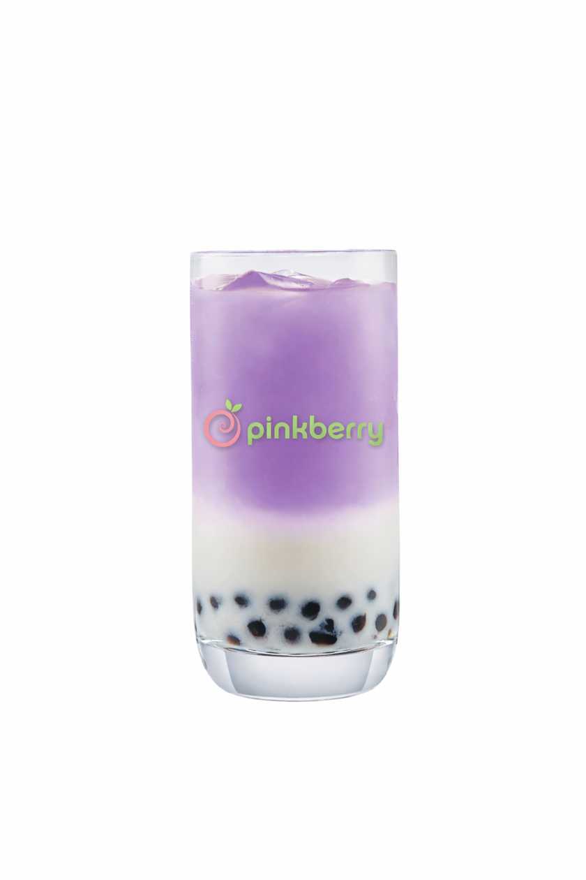 Taro Milk Tea with Tapioca Pearls