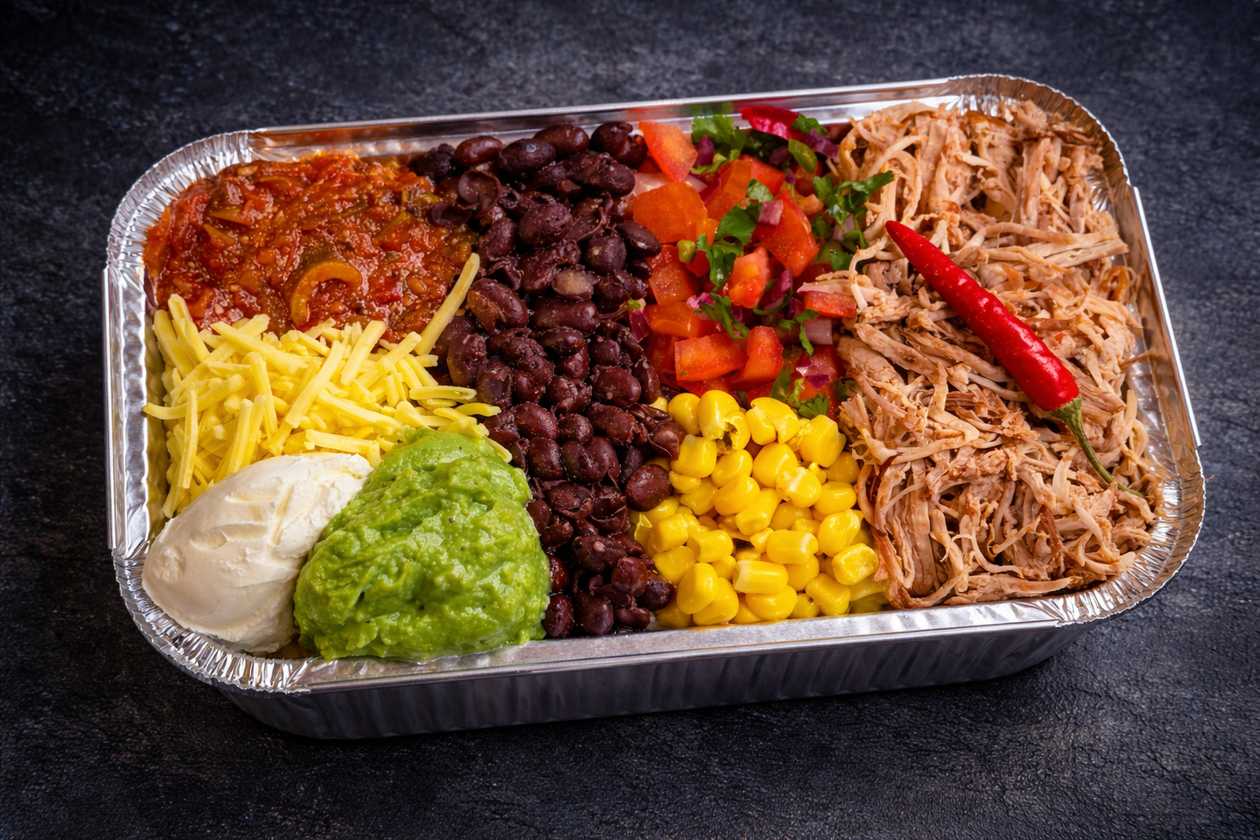 Burrito Bowl Carnitas (Carne de porco assada e desfiada)