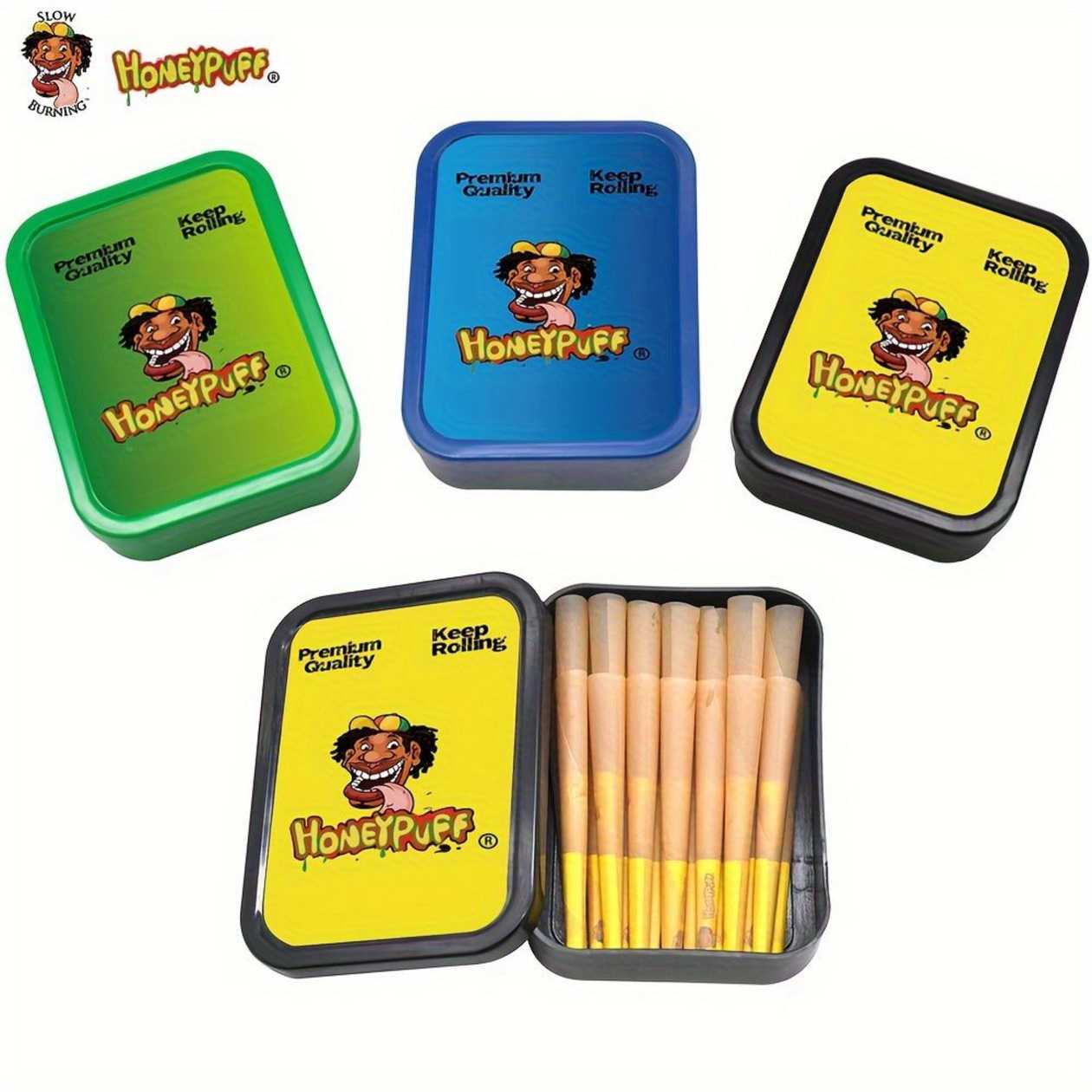 🍯 Honeypuff Pre-Rolled Cones (Yellow Box)