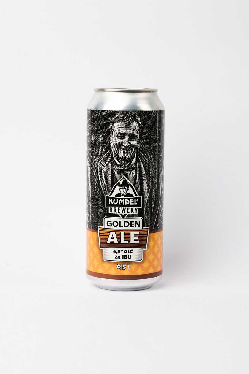 Пиво Золотий ель (банка 0,5л)