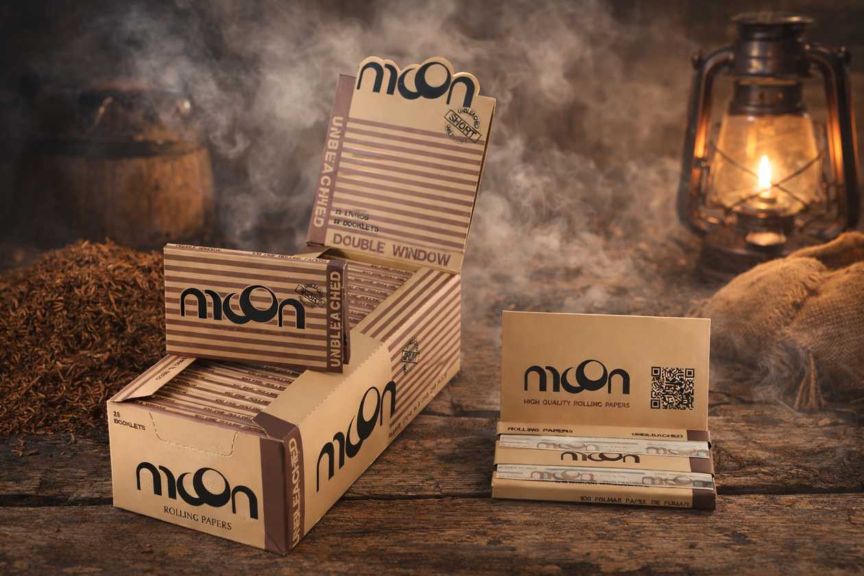 MOON Rolling Papers Double Window Short (100 papers)