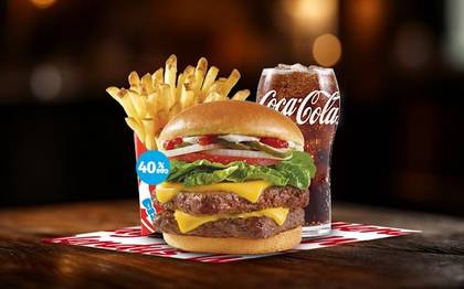 Wendys Double Burger combo