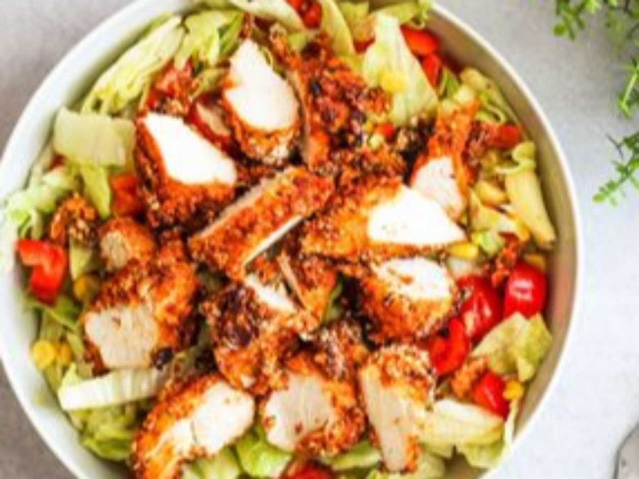 N05-Salát se smaženým kuřetem