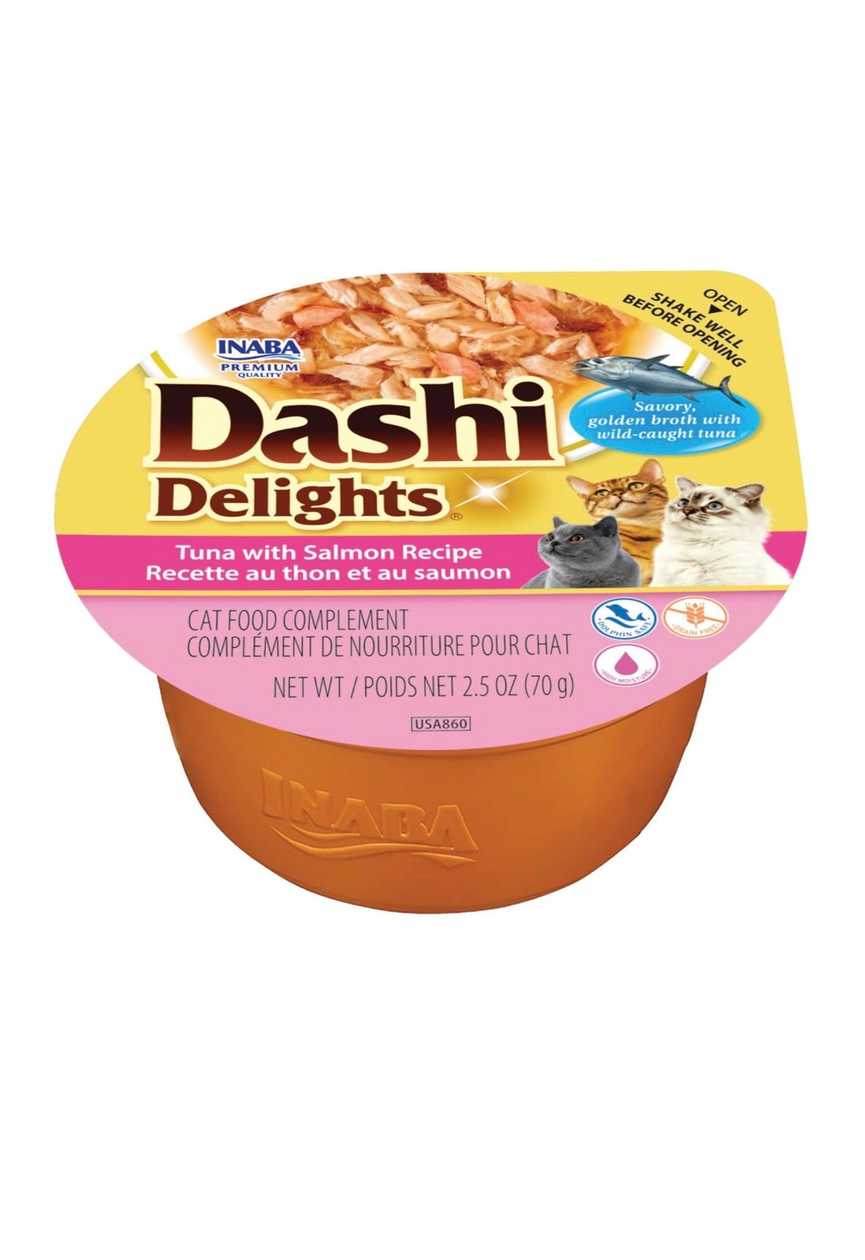 Ciao Dashi Delights for Cats with Tuna and Salmon 70g