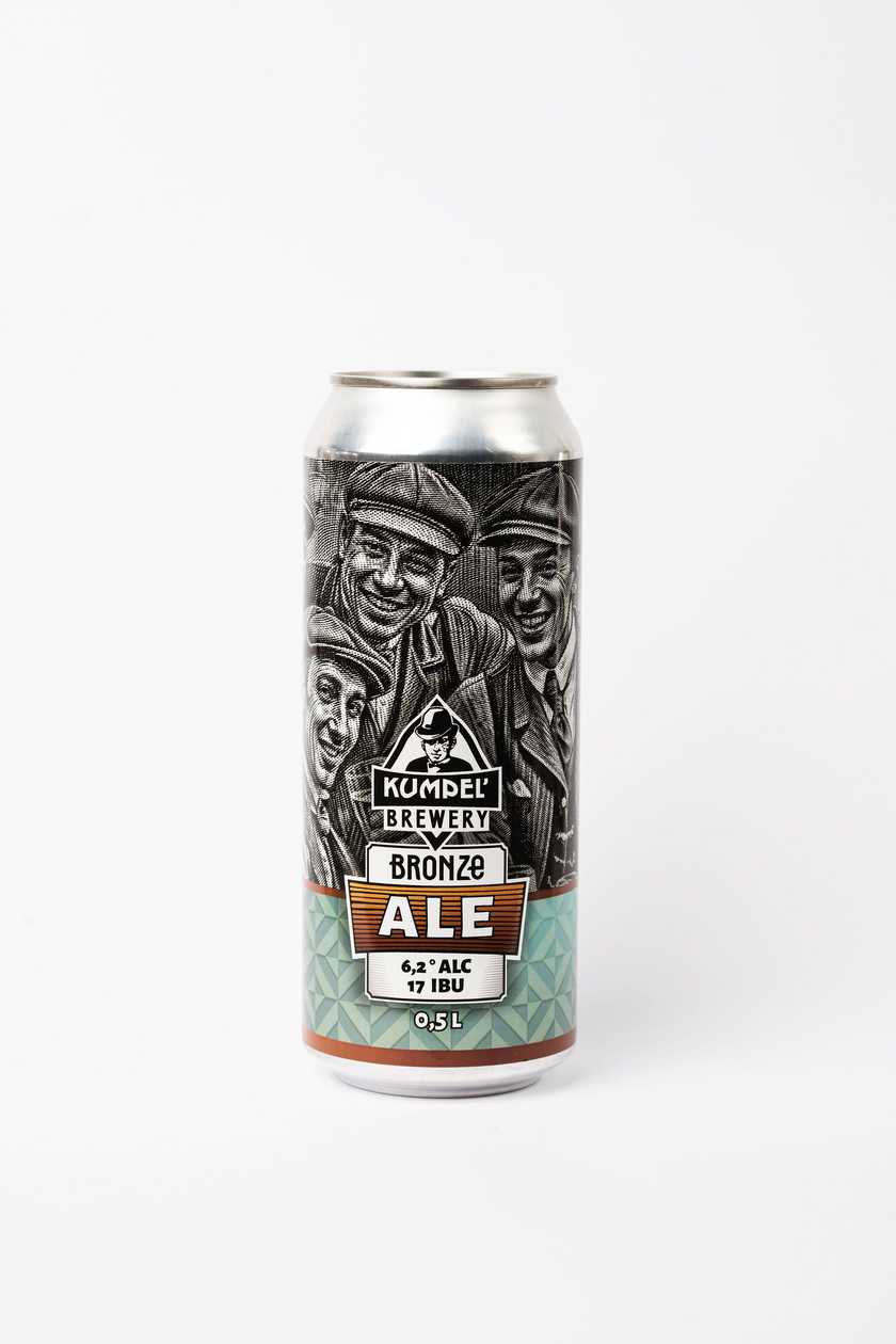 Пиво Бронзовий ель (банка 0,5л)
