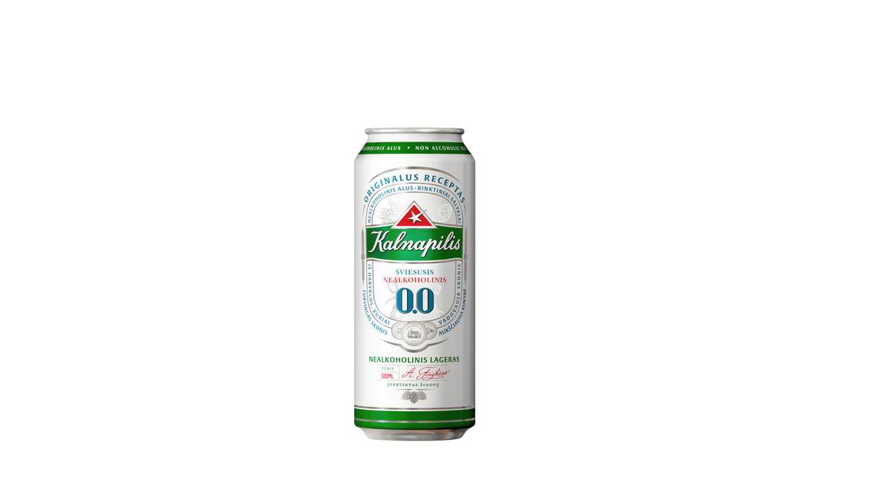 Nealkoholinis Kalnapilis alus 0,5l
