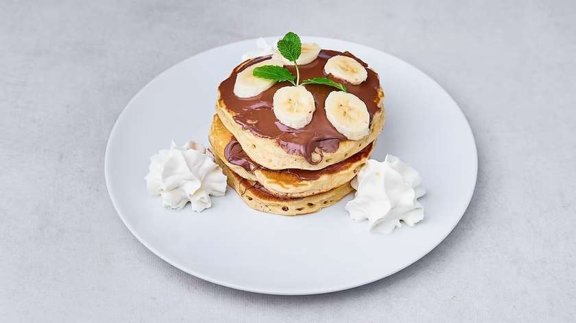 PANCAKES NUTELLA I BANAN