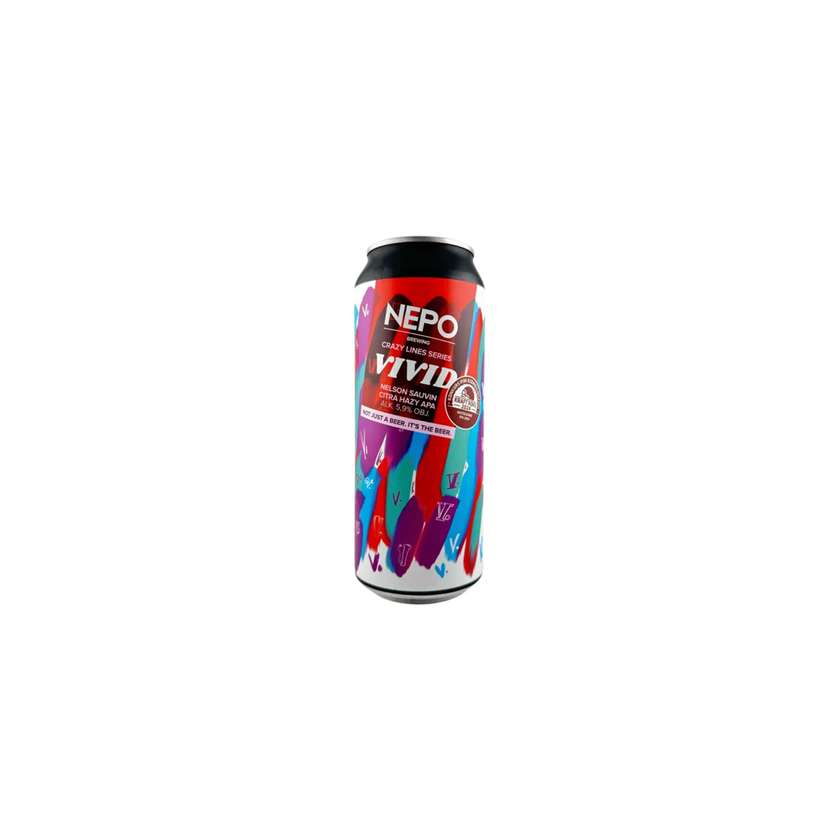 Nepomucen Crazy Lines Series Vivid Puszka 0.5L 5.9%