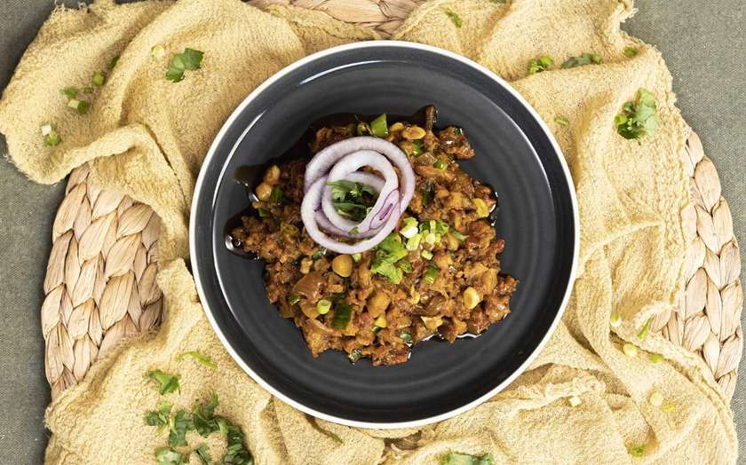 Baingan bhartha - de post