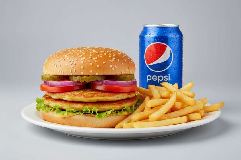Potato pancake burger (set)