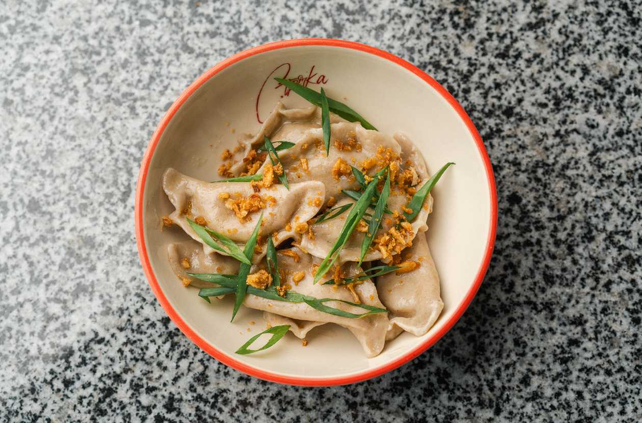 Potato and Mushroom Varenyky