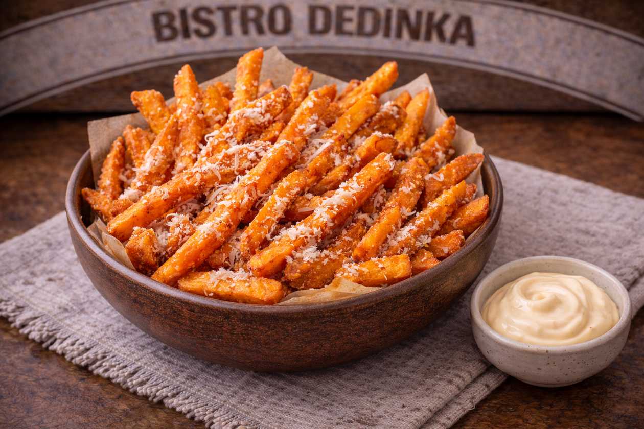 Sweet Potato Parme-Fries