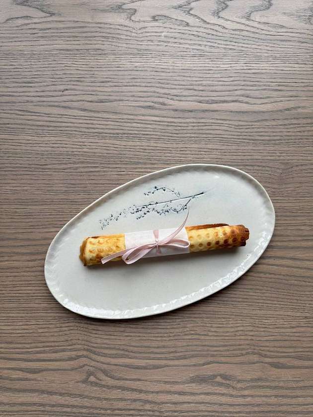 Waffle Tube with Toffee