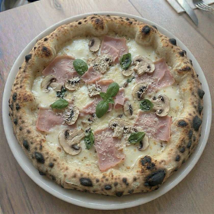 Prosciutto Cotto and Mushrooms