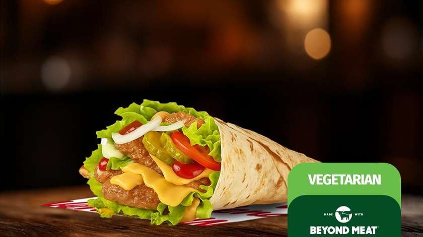 Wrap with Plant-Based Meat(Beyond Meat)