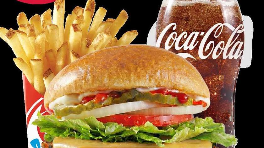 Bean Burger with Cheese Combo