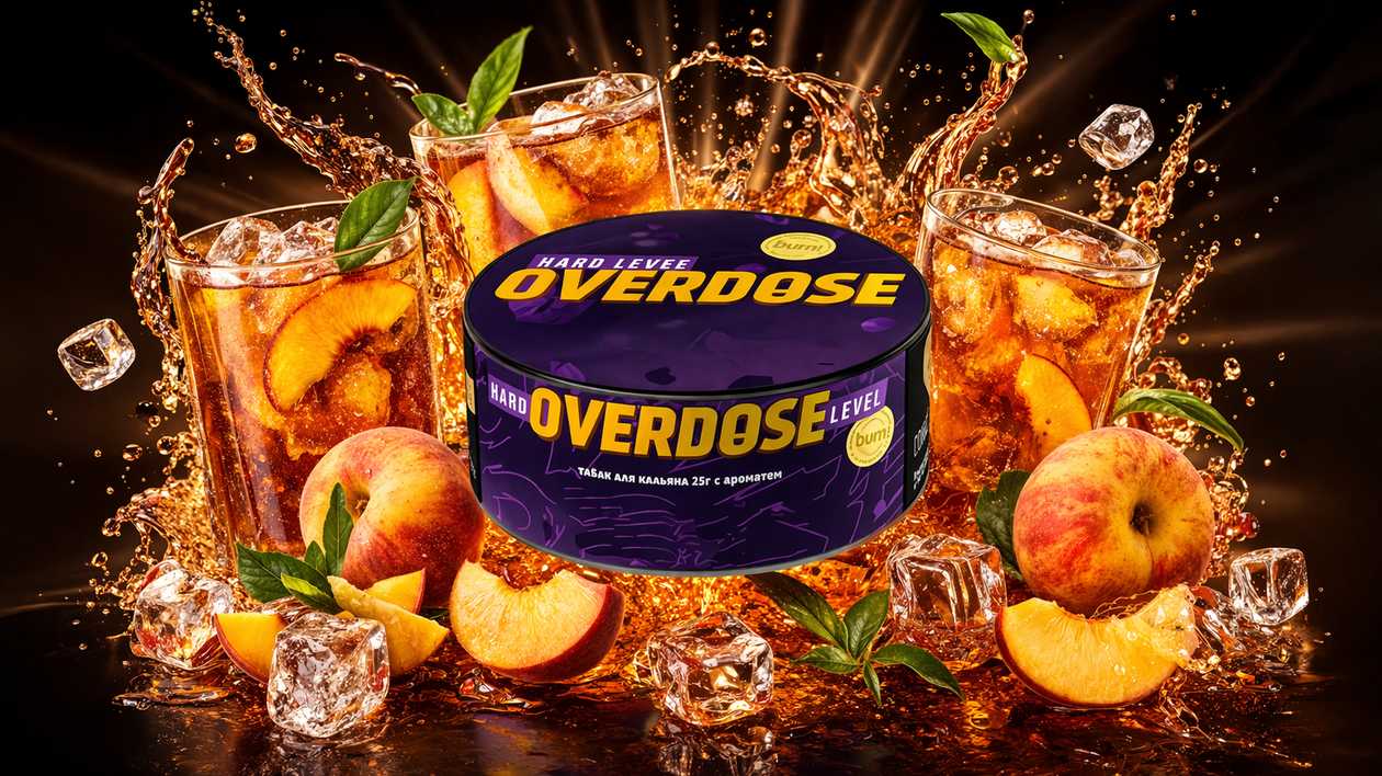 Overdose  Peach İced  Tea 100qr