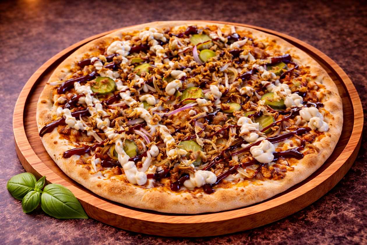 With Pulled Pork (30cm)