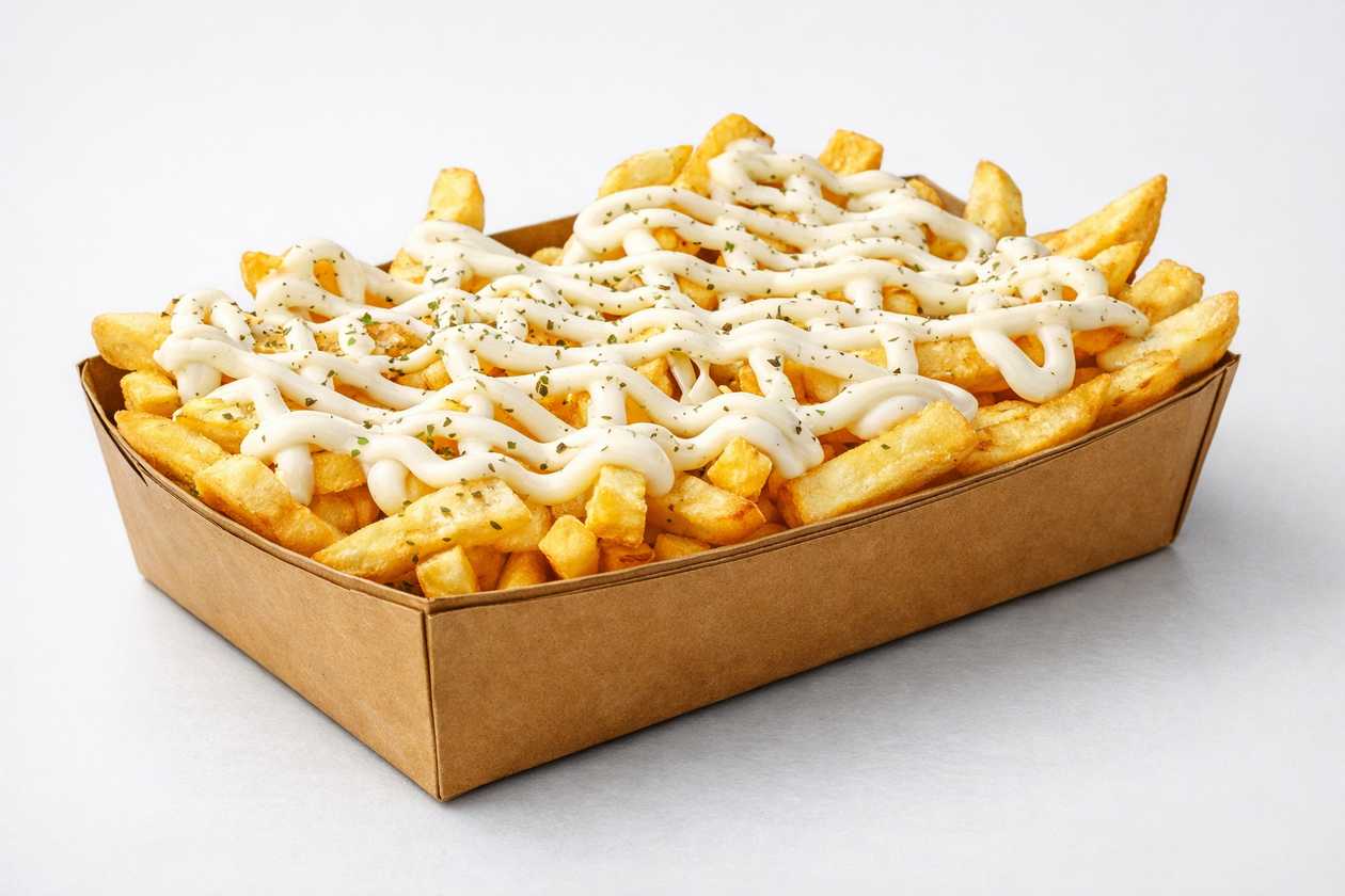 Garlic Potatoes with Mayonnaise