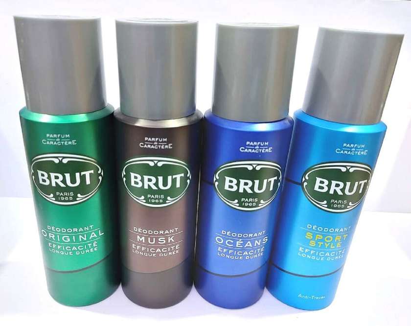 BRUT DEUDORANT SPRAY - ALL TPES