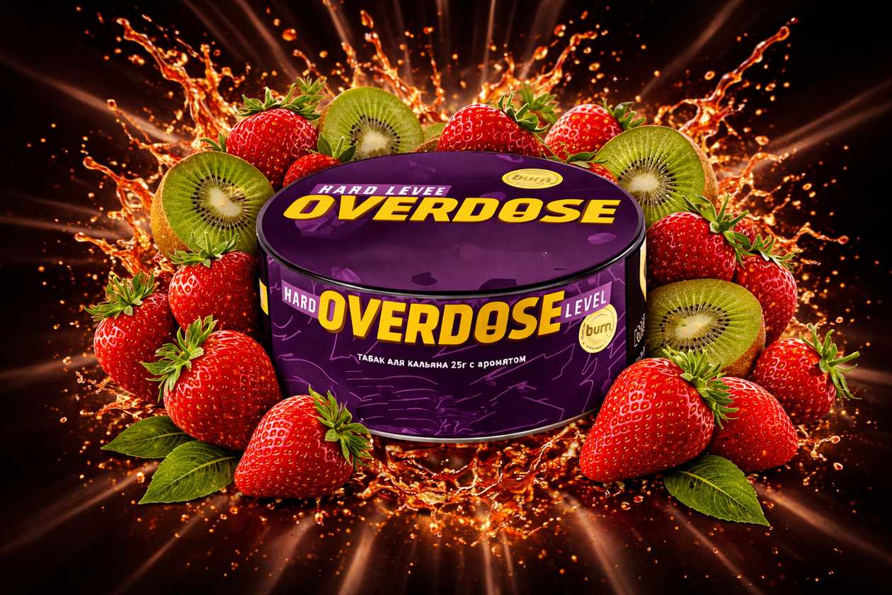 Overdose  Strawberry Kiwi 100qr