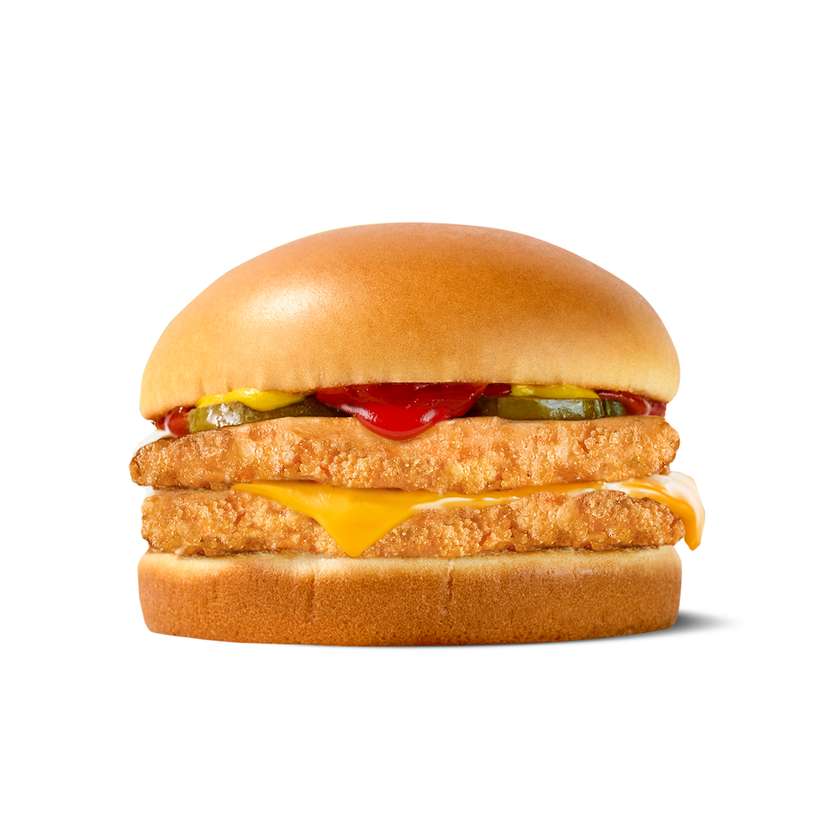 Double Chicken Cheeseburger