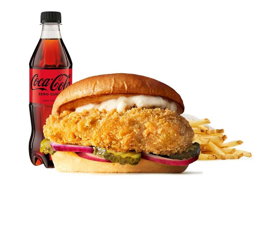 Grand Chicken Sandwich w zestawie