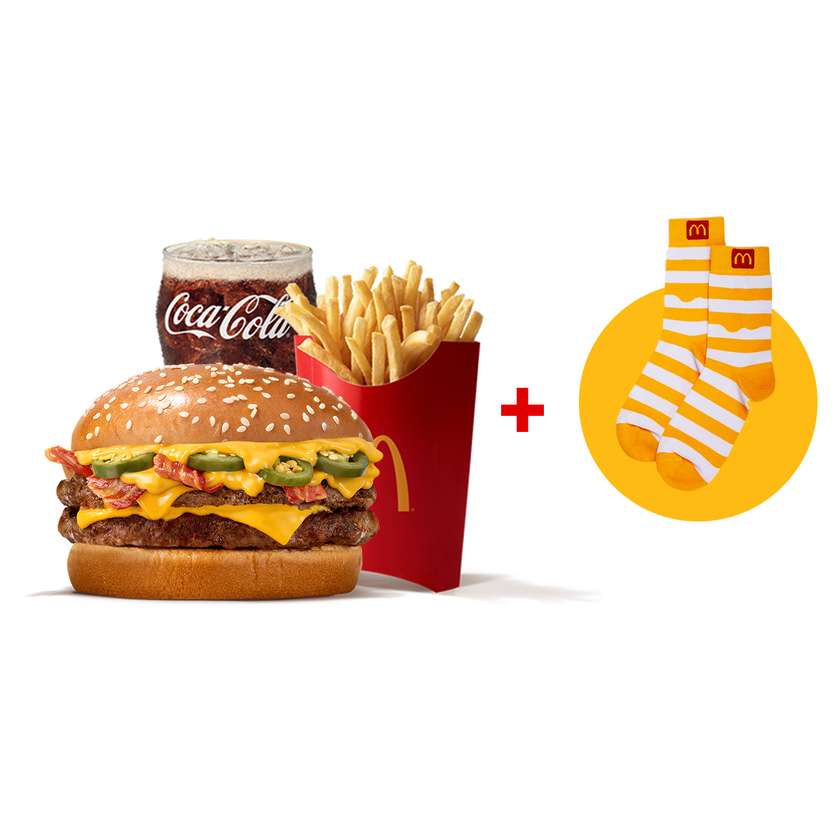 Double Cheese Chili Bacon Royal Set