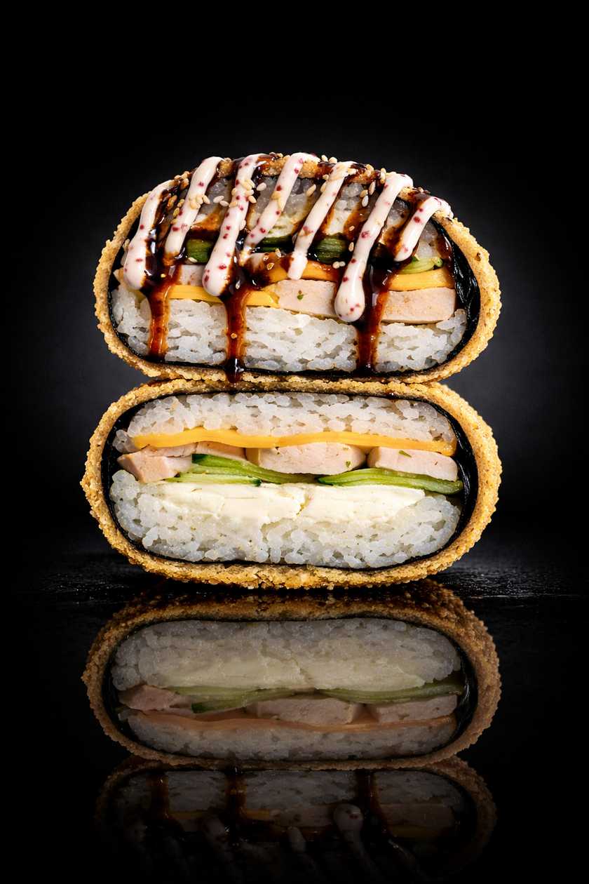 Sushi Burger Uzené kuře