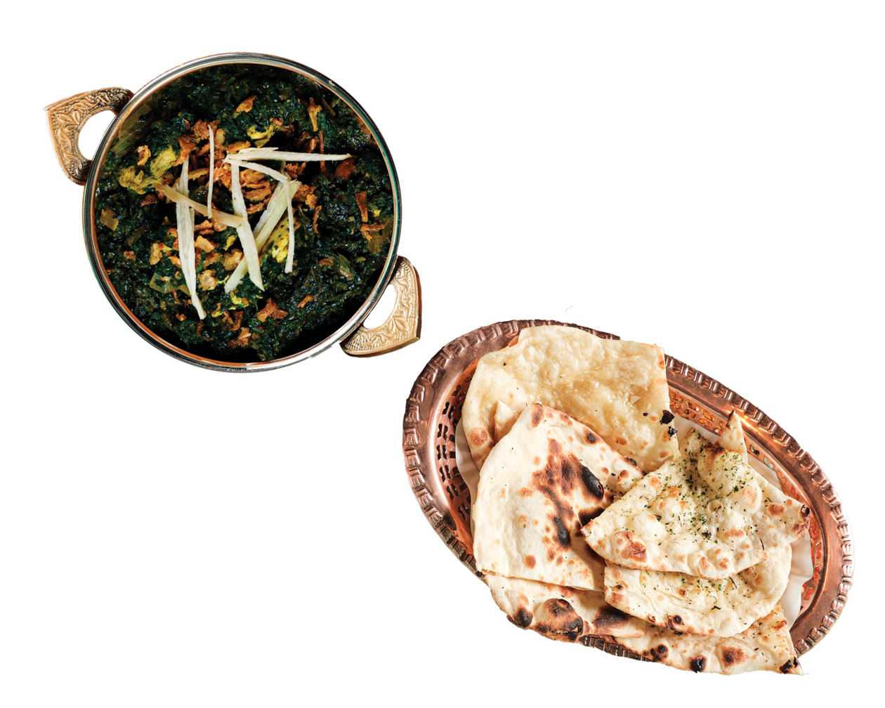 Spinach  with Free Naan