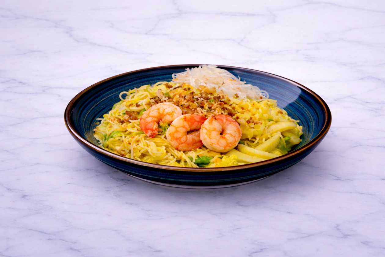 K06 Fried noodles with seafood