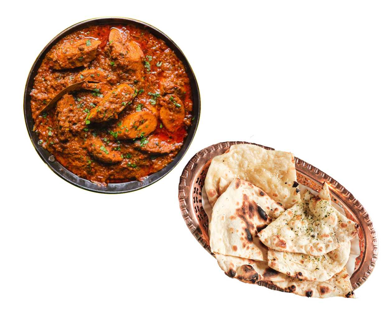 Soya Champ Curry  with Free Naan