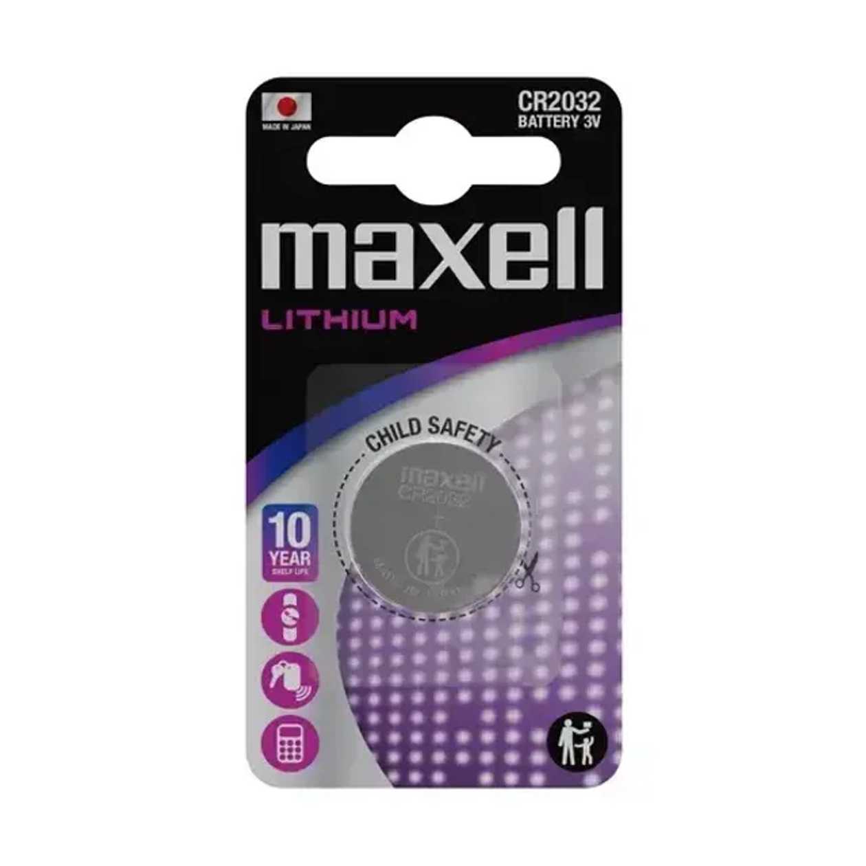Maxell Blister Batterie Cr2032