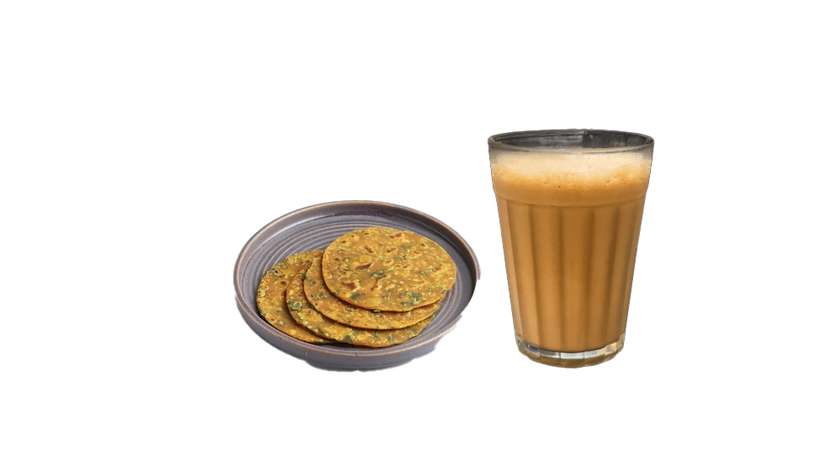 Methi Thepla with chai